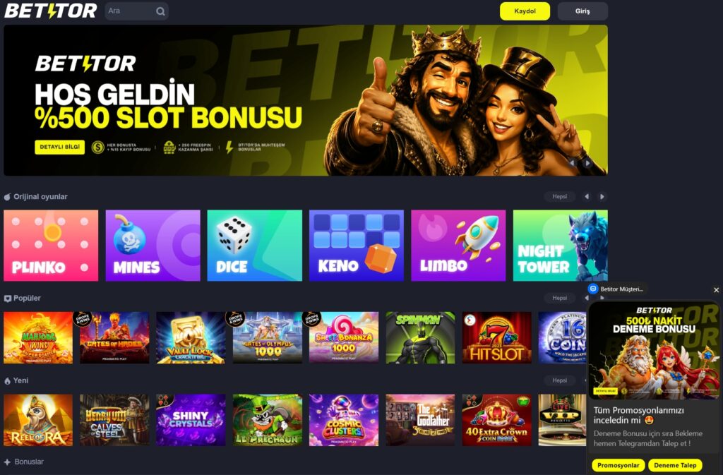 Betitor giriş